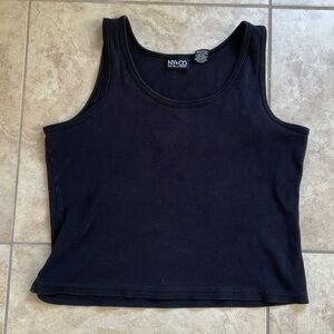 New York & Company Classic Black Tank Top